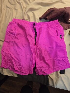 Palm Angels Hot Pink Mesh-Lined Swim Shorts